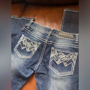 Rock & Roll Cowgirl Boot Cut Jeans 27x34